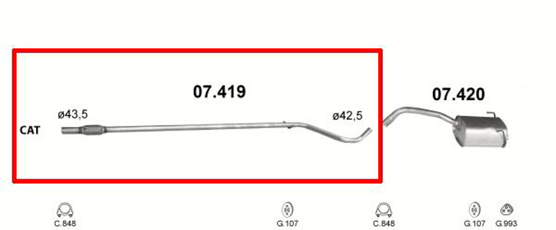 Bosal: 952-141, Walker: 07648,